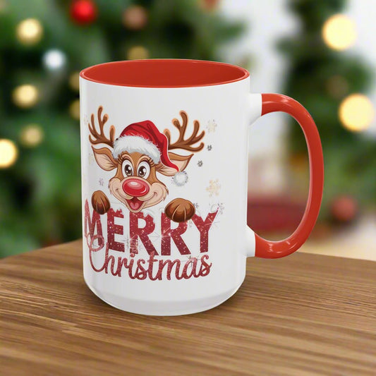 Christmas Rudolph Coffee Mug